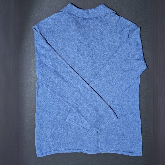 Ralph Lauren Black Label Ladies Cotton Cashmere Blazer-style Cardigan Indigo M - Picture 7 of 15